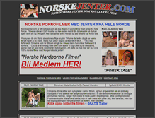 Tablet Screenshot of norskejenter.com